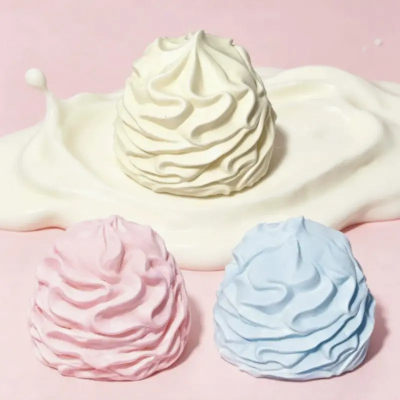 New Arrival Simulation Cream Squeeze Toy, Soft and Cute Cream Shape Stress Relief Toy, Portable Relaxing Squeeze Fun Gift, Soft Squeeze Squishies