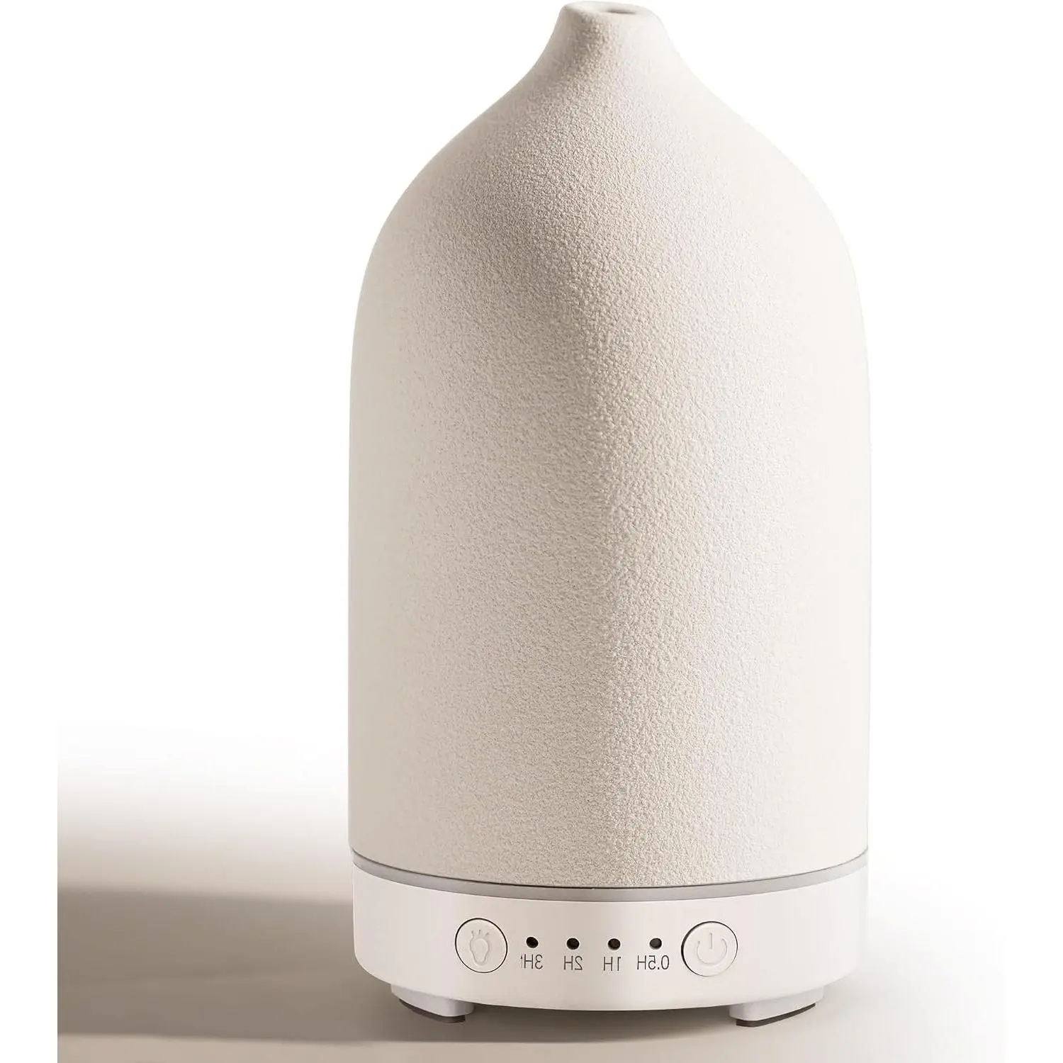 160ML Ceramic Essential Oil Diffuser, Cool Mist Aromatherapy Humidifier for Home Bedroom, Stone Air Diffuser (6.8" H x 3.6" W)Gift
