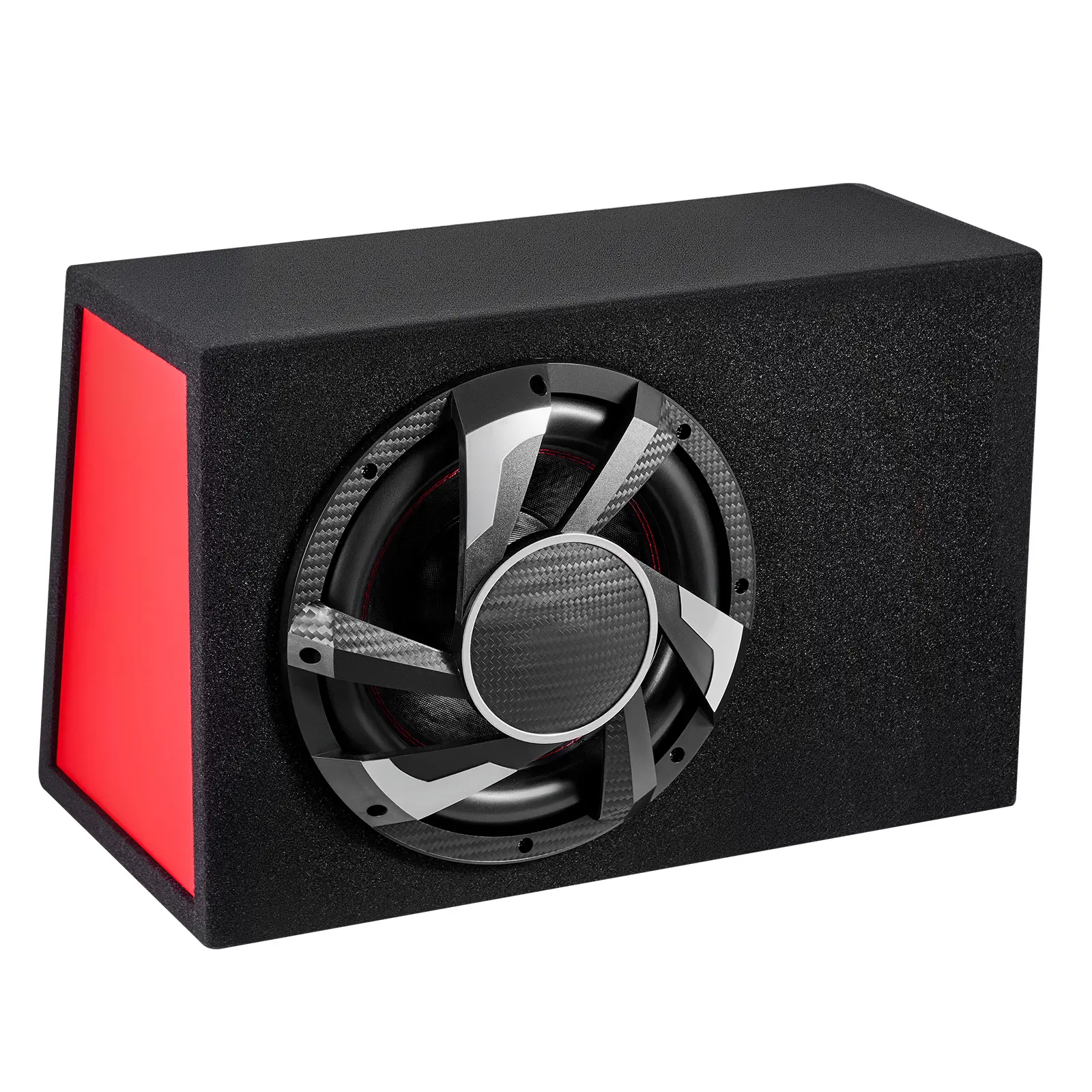 Subwoofer Bass Package, Complete Car Audio Subwoofer and Amp Package, 490 W Peak Power, 245 W Rated Power, For Car Audio Systems