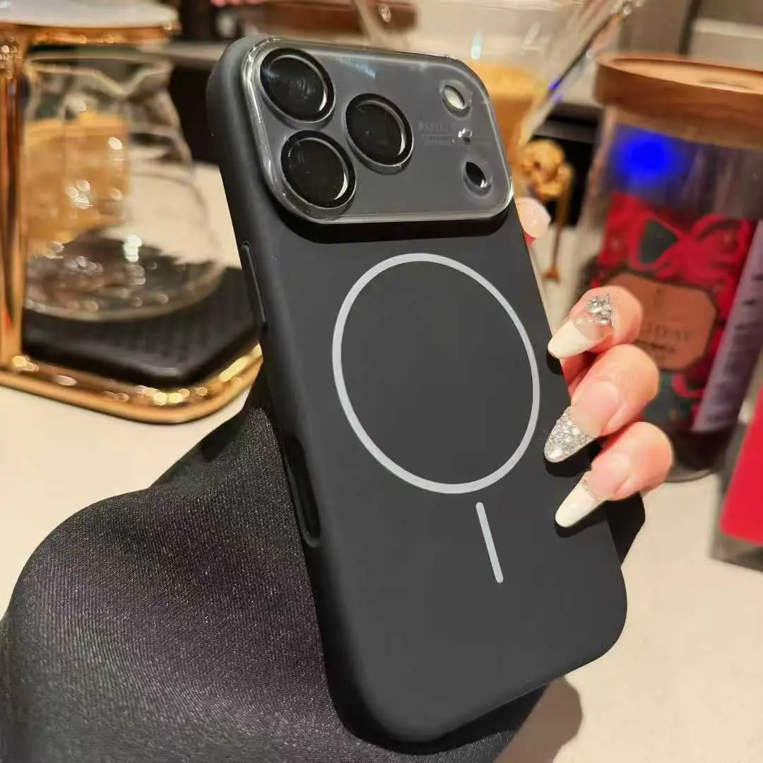 Silicone Magnetic Case for iPhone 12-17 Series, Wireless Flash Accessories Compatible, Full-Body Shockproof Cover with Silky-Soft Touch & Full Lens Protection, 2025 Premium Cellphone Case