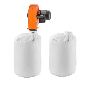 VEVOR Dust Collector, Wall Mount Dust Collector 1 HP, 560 CFM Woodworking Dusts Collectors with 2.5 Micron Collectors Bag, Dusts Collection System for Woodworking/Workshop, Industrial Factories