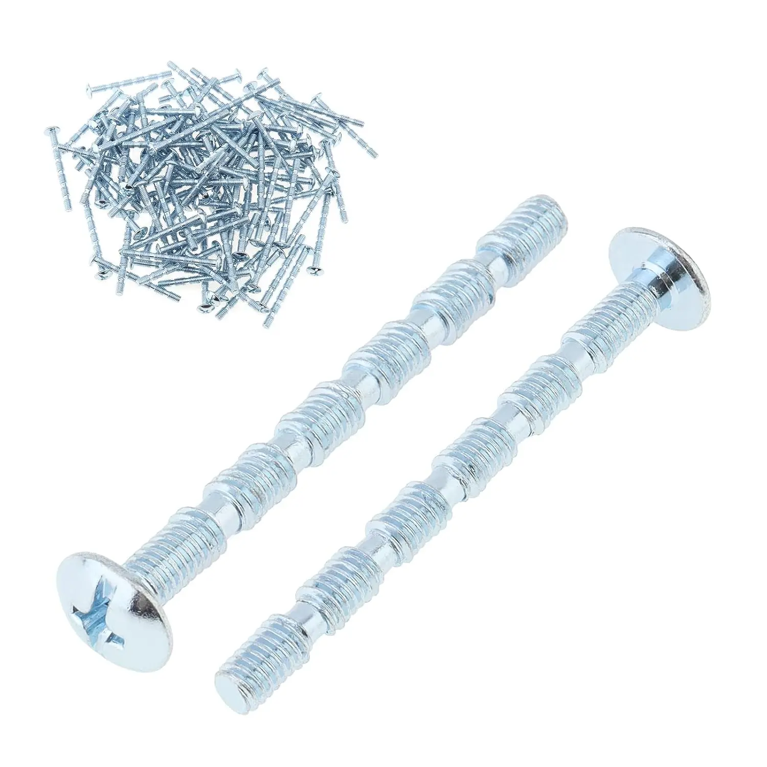 100 Pack M4 x 45mm Truss  Break  Screws, Slotted Machine Thread Phillips  Breakaway Machine Screws