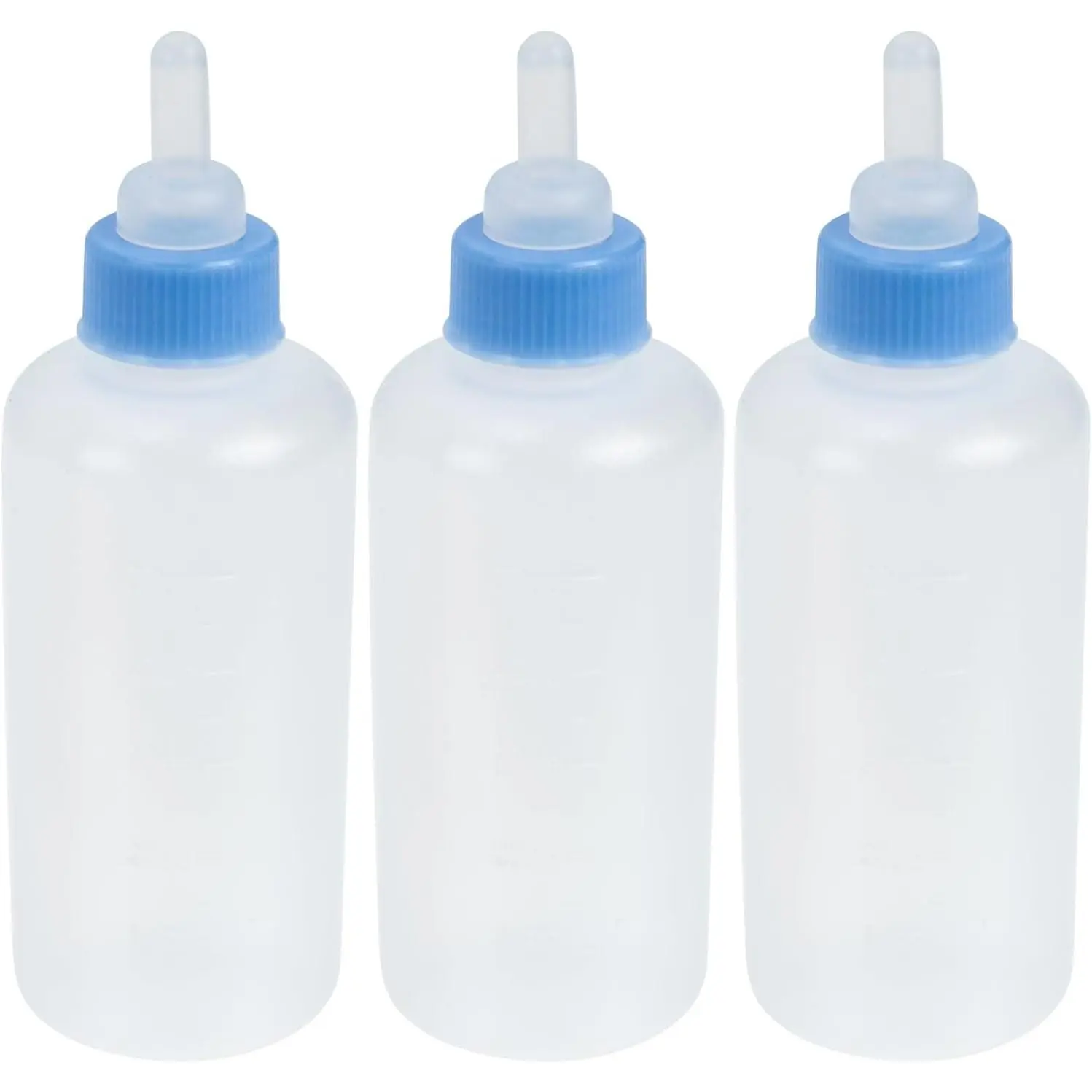 Kitten Milk Bottle 3 Pack Lightweight Feeding Bottles for  Kittens and Puppies with Soft Nipples for Easy