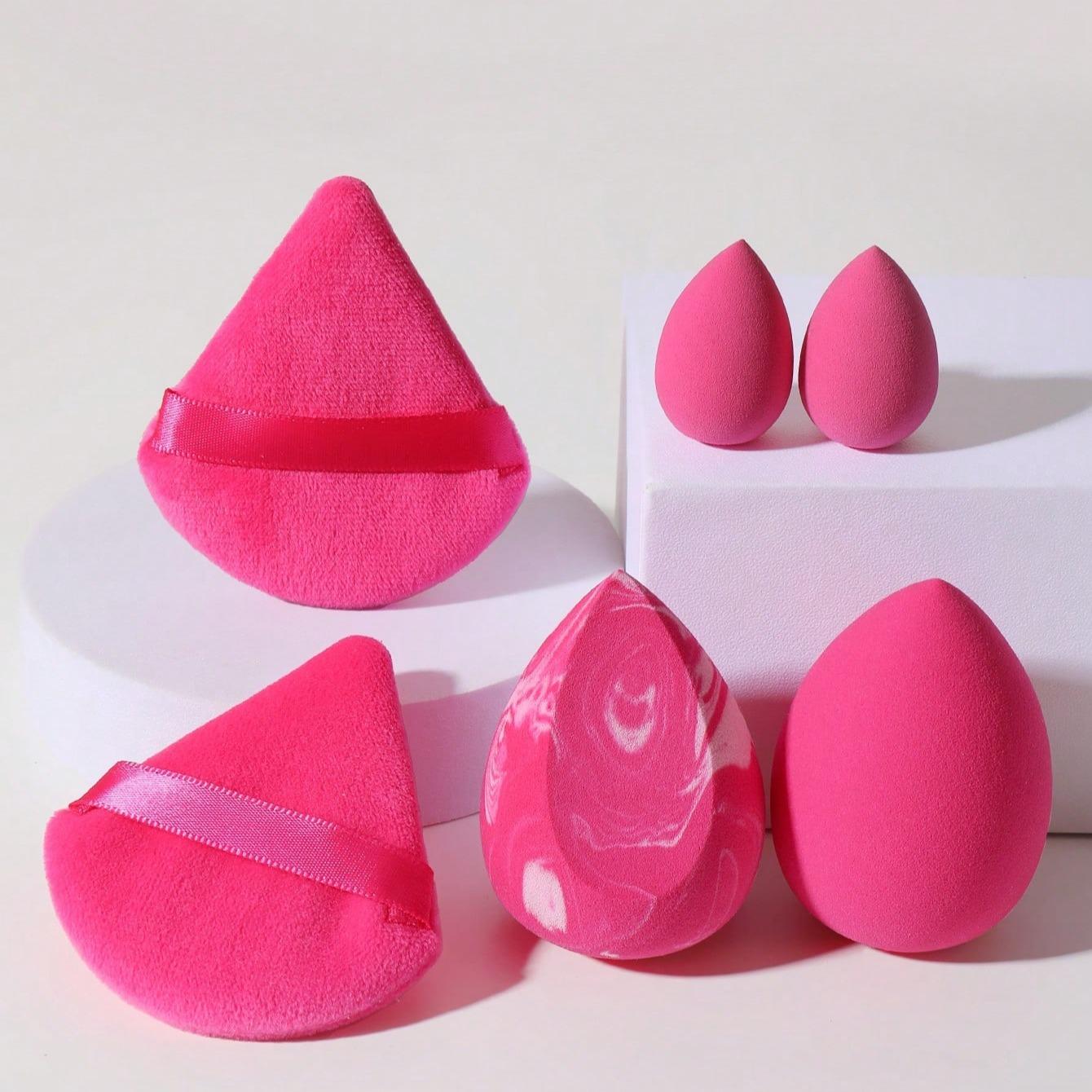 Beauty Blenders & Power Puff Set, Soft Makeup Puffs Contouring Blending & Facial Detailing Tool, Multi-functional Makeup Accessories