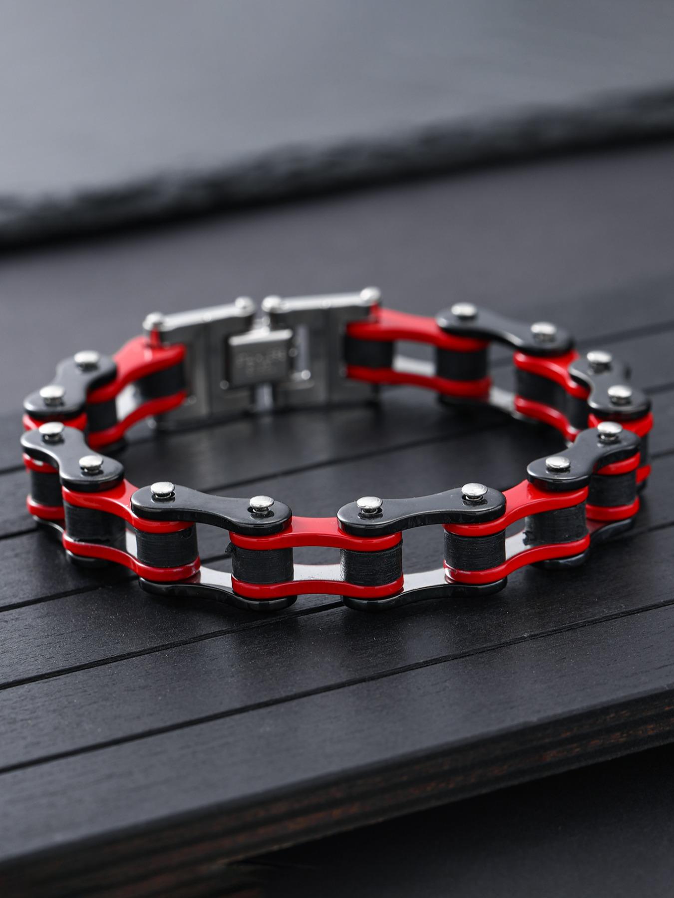 Punk Style Chain Summer Bracelet, Versatile Accessory, Fashionable Hand Jewelry for Men for Party, Daily Clothing Decor, Trendy Bracelet Design Hand Chain Jewelry for Birthday Gift, Gf and Bf Bracelets, Exquisite Trendy Bracelet