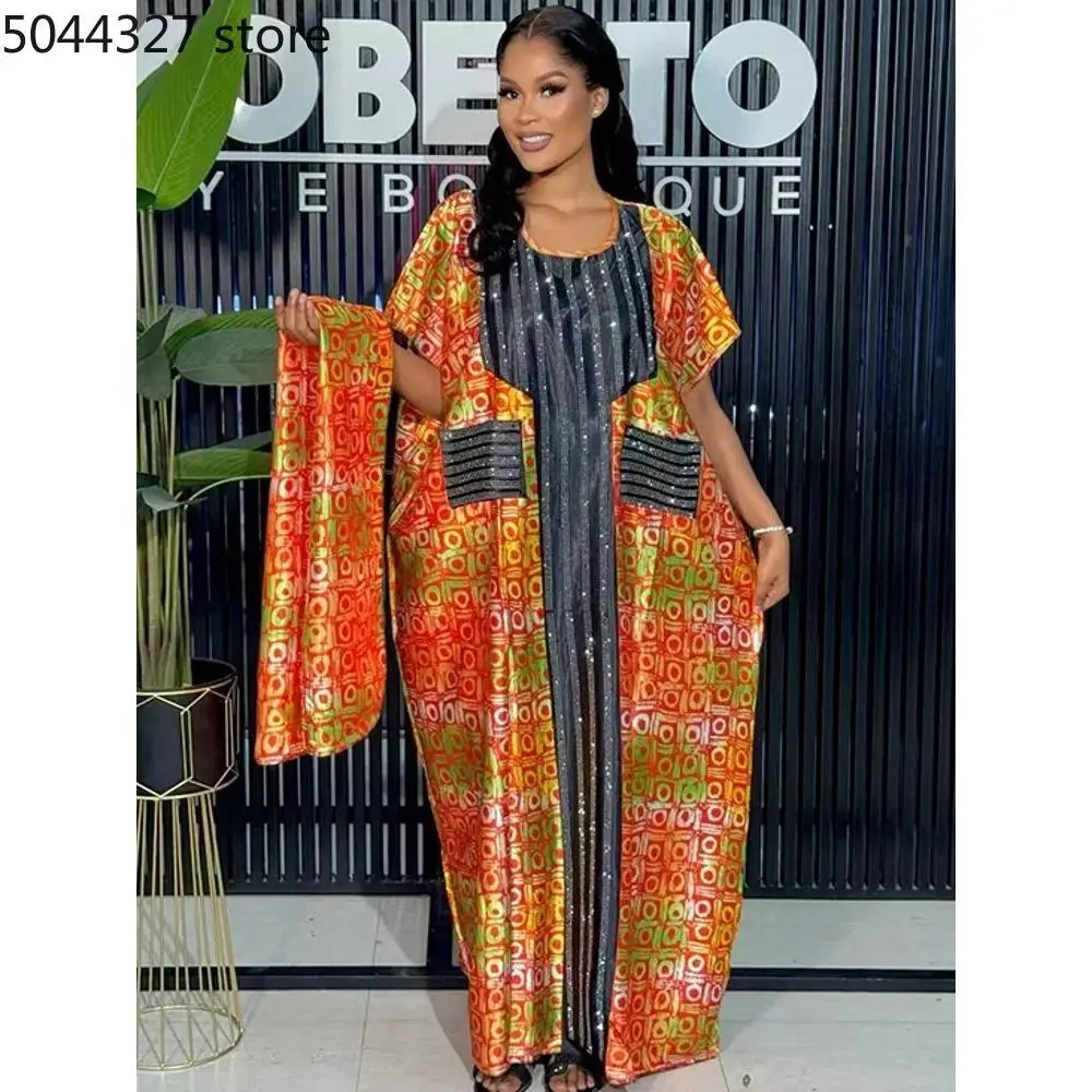 African Dresses For Women Vetement Femme Dashiki Abaya Maxi Dress Africa Clothes Dashiki Ankara Dresses 2026 Spring Autumn New