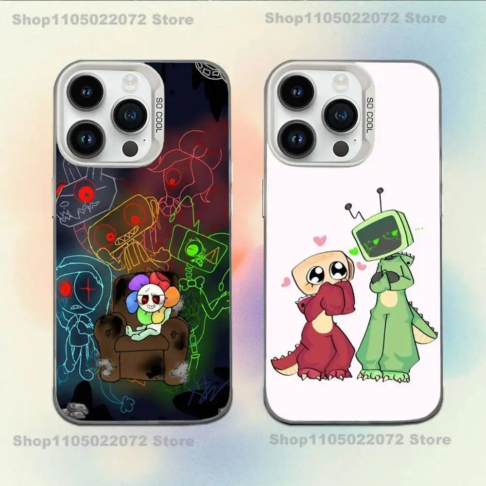Game D-Dandys W-World Phone Case For iPhone 17,16,15,14,13,12,11,Mini,Pro,E,MAX White Candy Matte Shockproof Cover