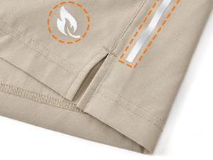 Baleaf Mens 7 Inch Mountain Bike Shorts 4D Padded Loose Fit MTB Cycling Shorts with Phone Zipper Pockets Reflective Riding Gear