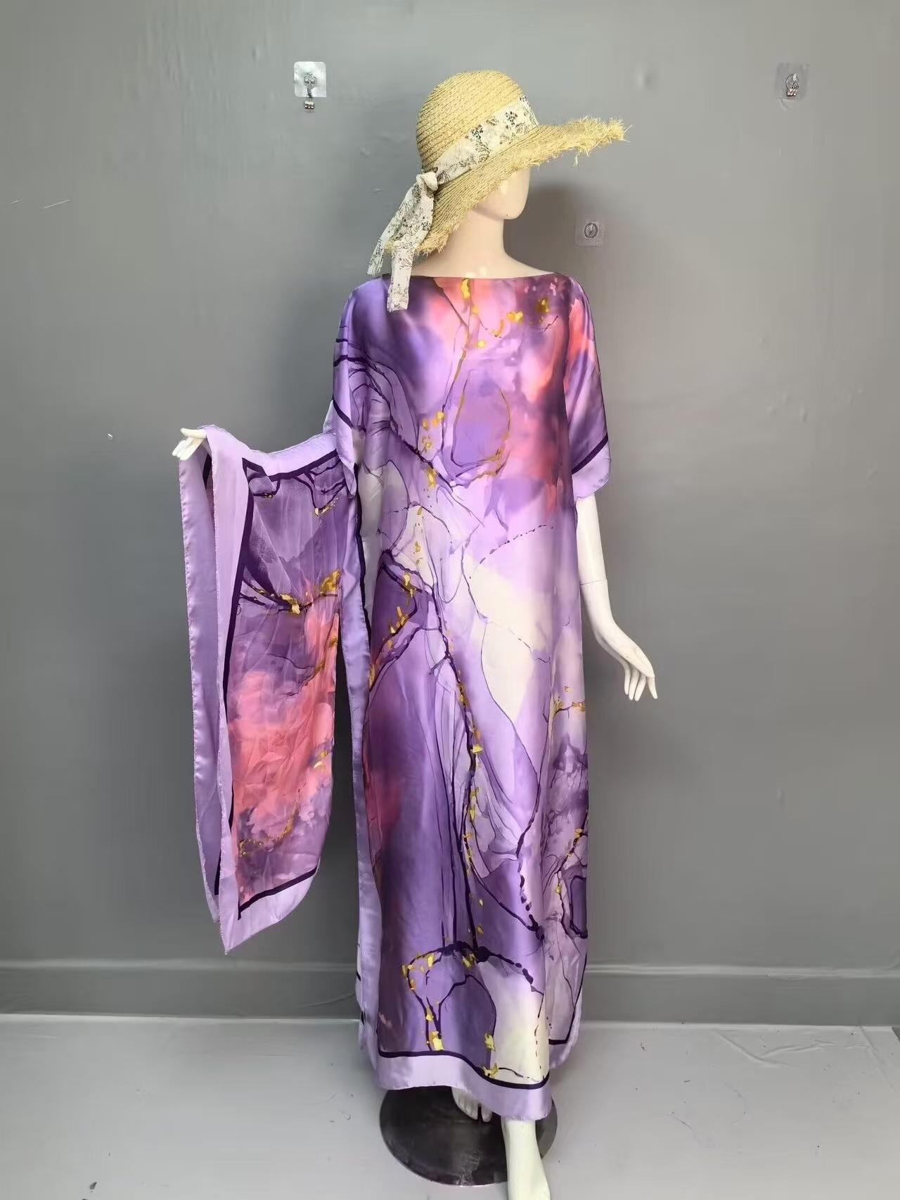 Women's Leopard Print Long Sleeve Kimono & Bandana Set, Casual Open Front Outerwear & Square Scarf Set for Beach Vacation, Beach Cover Up, Ladies Clothes Accessories for All Seasons