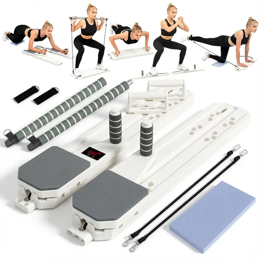 7-in-1 Multifunctional Yoga Balance Board Home Fitness Equipment Lightweight Easy to Store for Core Abdominal Strength Training and Balance Improvement