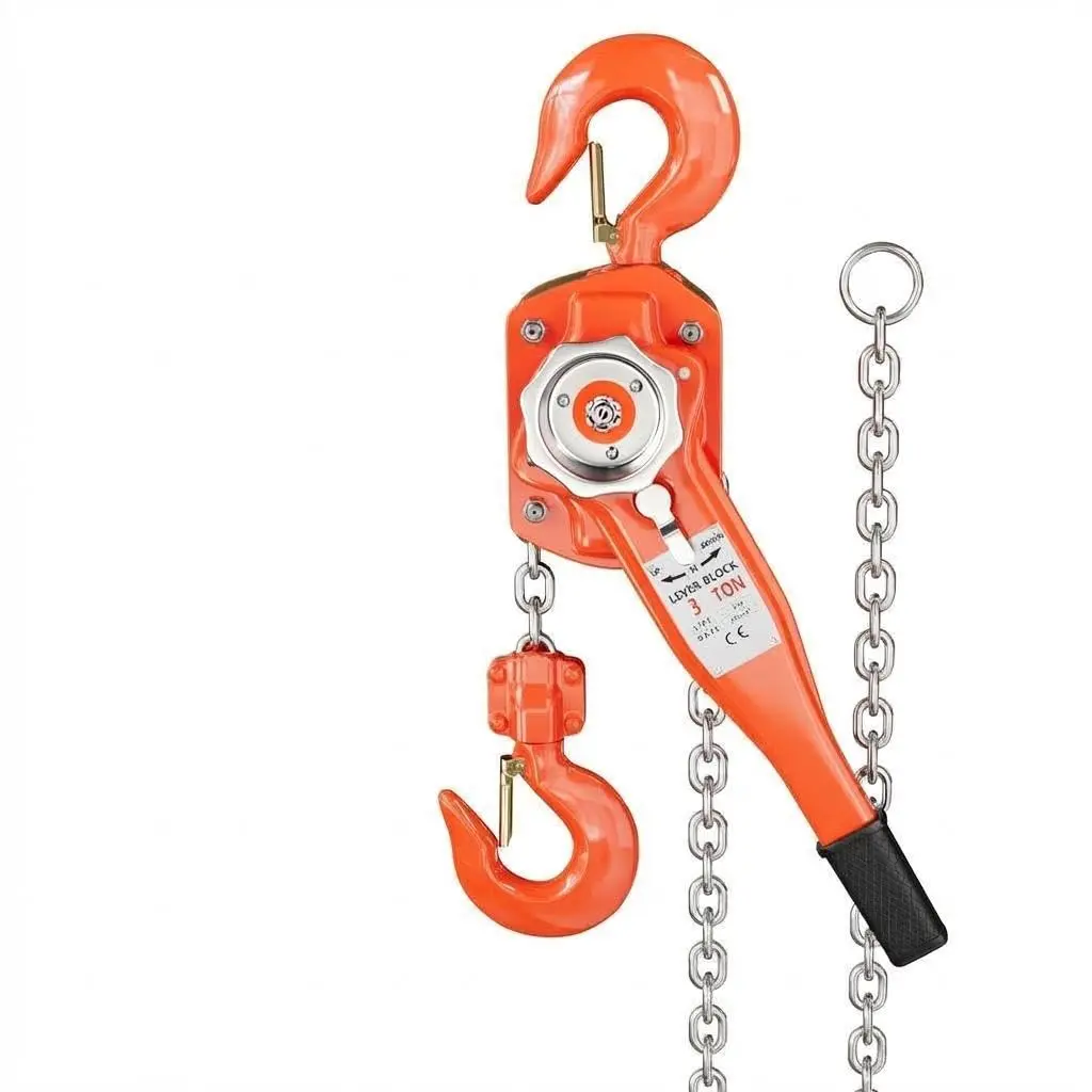 GAOMON Manual Lever Chain Hoist – 0.75 Ton (1,650 lbs) Capacity, 10 ft Lift, Heavy Duty G80 Galvanized Steel, Double Weston Pawl Brake, 360° Swivel Hooks – For Warehouse, Garage, Dock, Construction