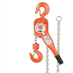GAOMON Manual Lever Chain Hoist – 0.75 Ton (1,650 lbs) Capacity, 10 ft Lift, Heavy Duty G80 Galvanized Steel, Double Weston Pawl Brake, 360° Swivel Hooks – For Warehouse, Garage, Dock, Construction