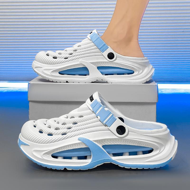 TikTok Made Me Buy It Viral Men's Clogs Streetwear Thick Sole Sandals Non-Slip Breathable Outdoor Beach Shoes Lightweight Comfort Slides Summer Essentials Gift for Him Cyberpunk Design Quick Drying Garden Shoes TikTok Made Me Buy It Viral Men's Clogs Streetwear Thick Sole Sandals Non-Slip Breathable Outdoor Beach Shoes Lightweight Comfort Slides Summer Essentials Gift for Him Cyberpunk Design Quick Drying Garden Shoes