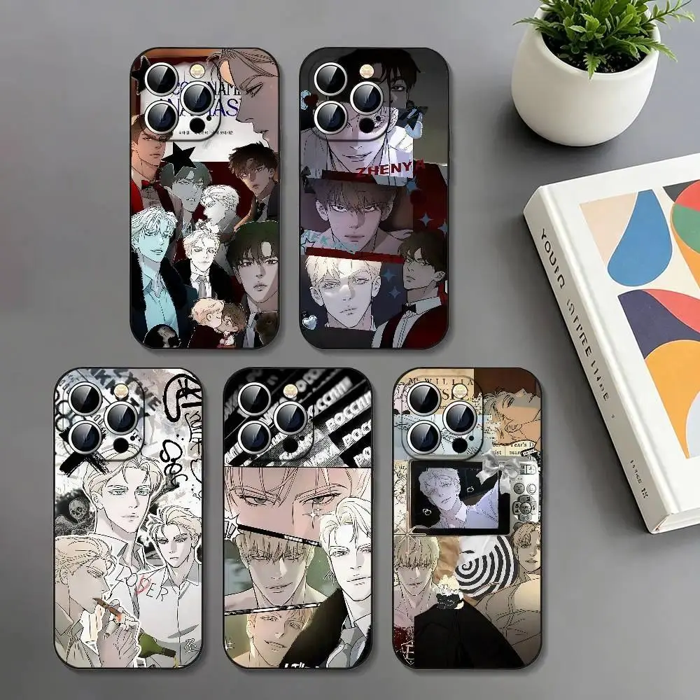 Codename Anastasia C Slim Black Shockproof Phone Case Designed for iPhone 11-17 Pro Max/Plus & Samsung Galaxy S23-S25