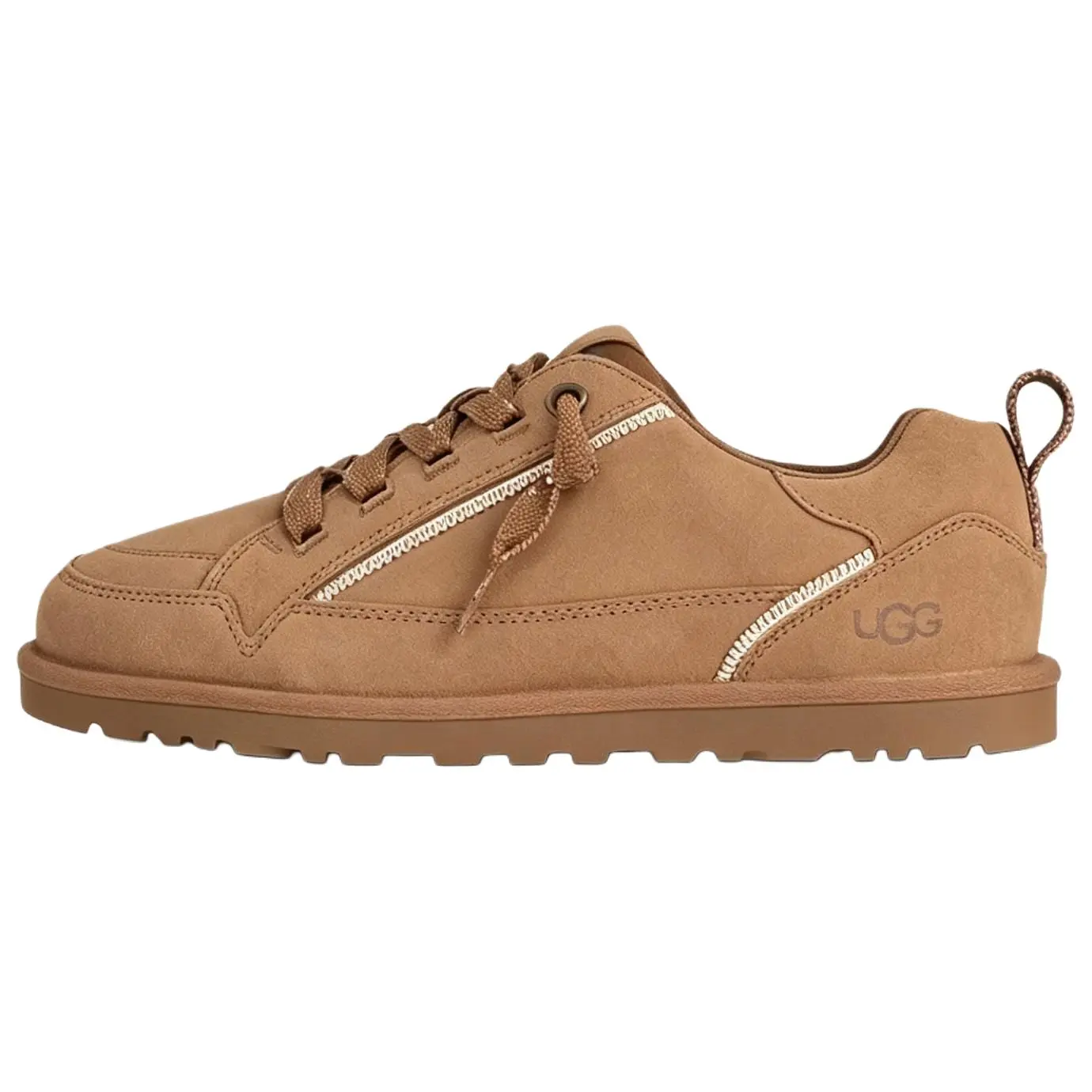 UGG Highland Cow Split Leather Comfortable Fashion Retro Classic Low Top Casual Shoes 1184239-CHE