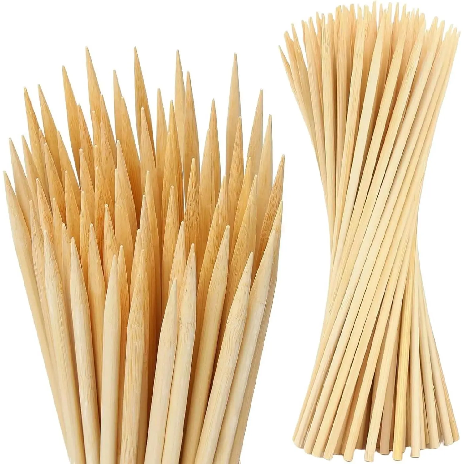 100 PCS 3FT Bamboo Plant Stakes, 6.3mm Thick – 36 Inch Bamboo Sticks for Indoor & Outdoor Plants – Garden Plant Support Stakes for Tomato, Beans, Climbing Plants & More