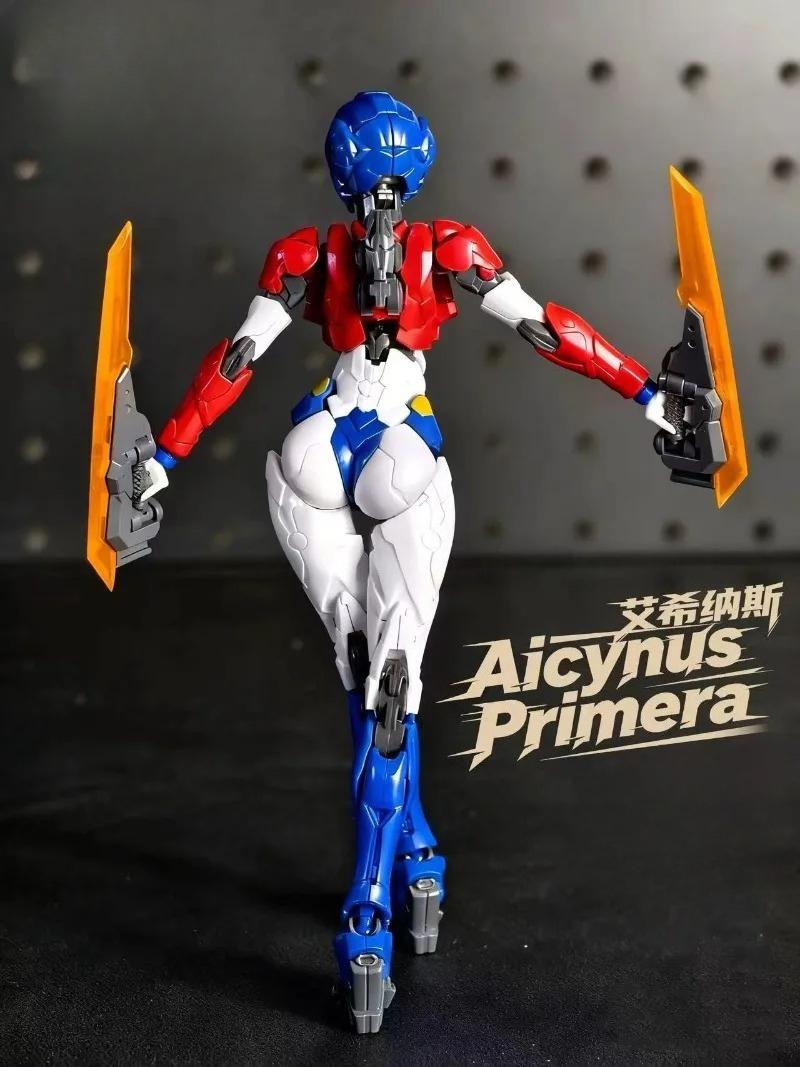 Deformed Toys Alsi Charming Ai Xi Mecha Red and Blue M66339S+ Assembly Toys Collection