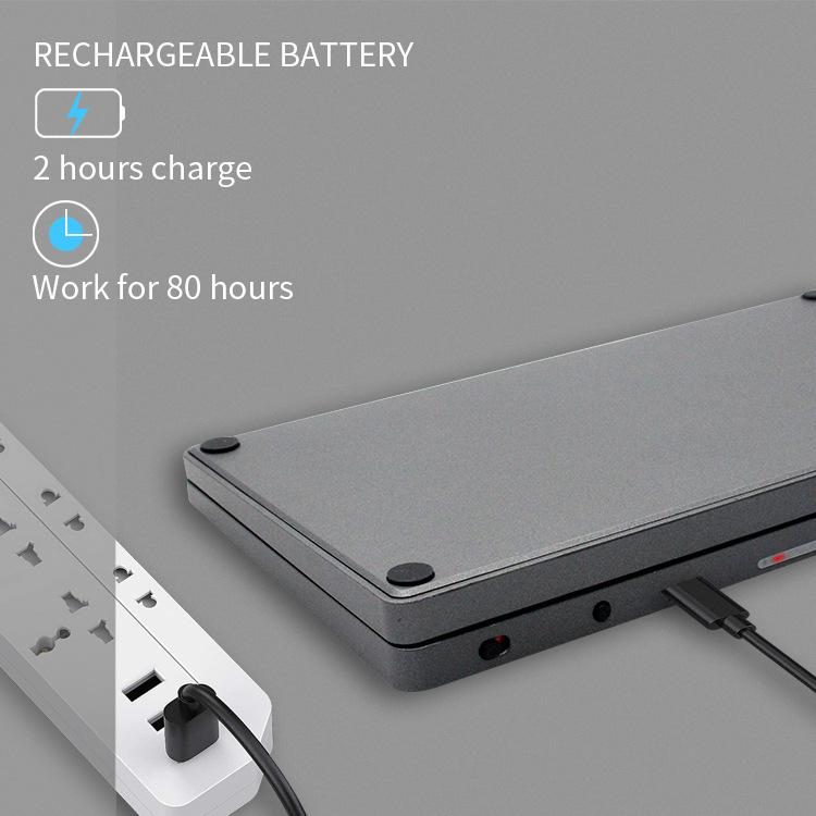Touchpad  Foldable Bluetooth Keyboard Multi-System Compatible for Tablet and Laptop Office Portable Folding Keyboard