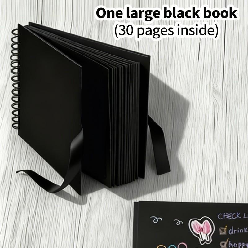 DIY Memory Scrapbook Album, Thick Cardstock Pages, Leather Craft Book, Perfect Gift for Weddings, Anniversaries, Birthdays