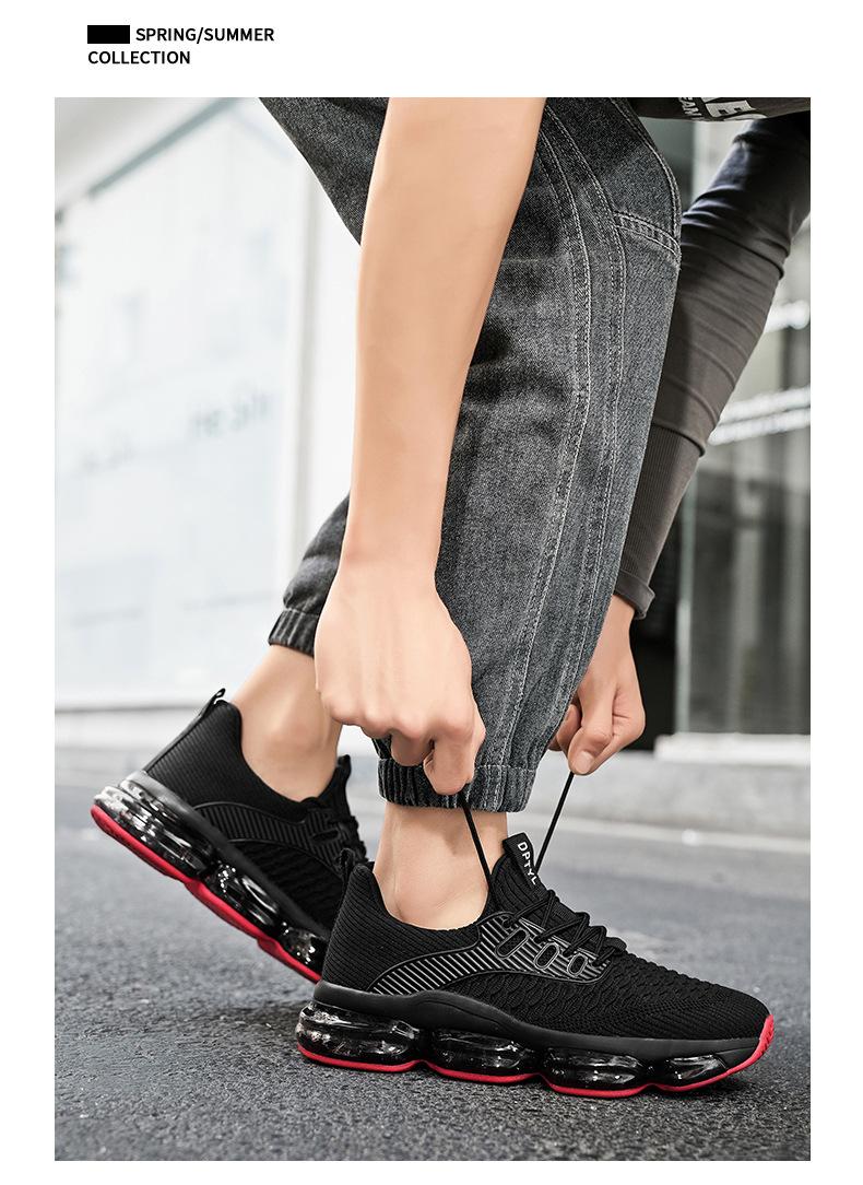 Mesler Men's Sporty Solid RoundToe Laces Trainers, Fashionable Lace UpFront Mesh Breathable Comfortable Sports Air Running Shoes Sporty Lightweight Breathable Running Shoes For Exercise & Daily Wear