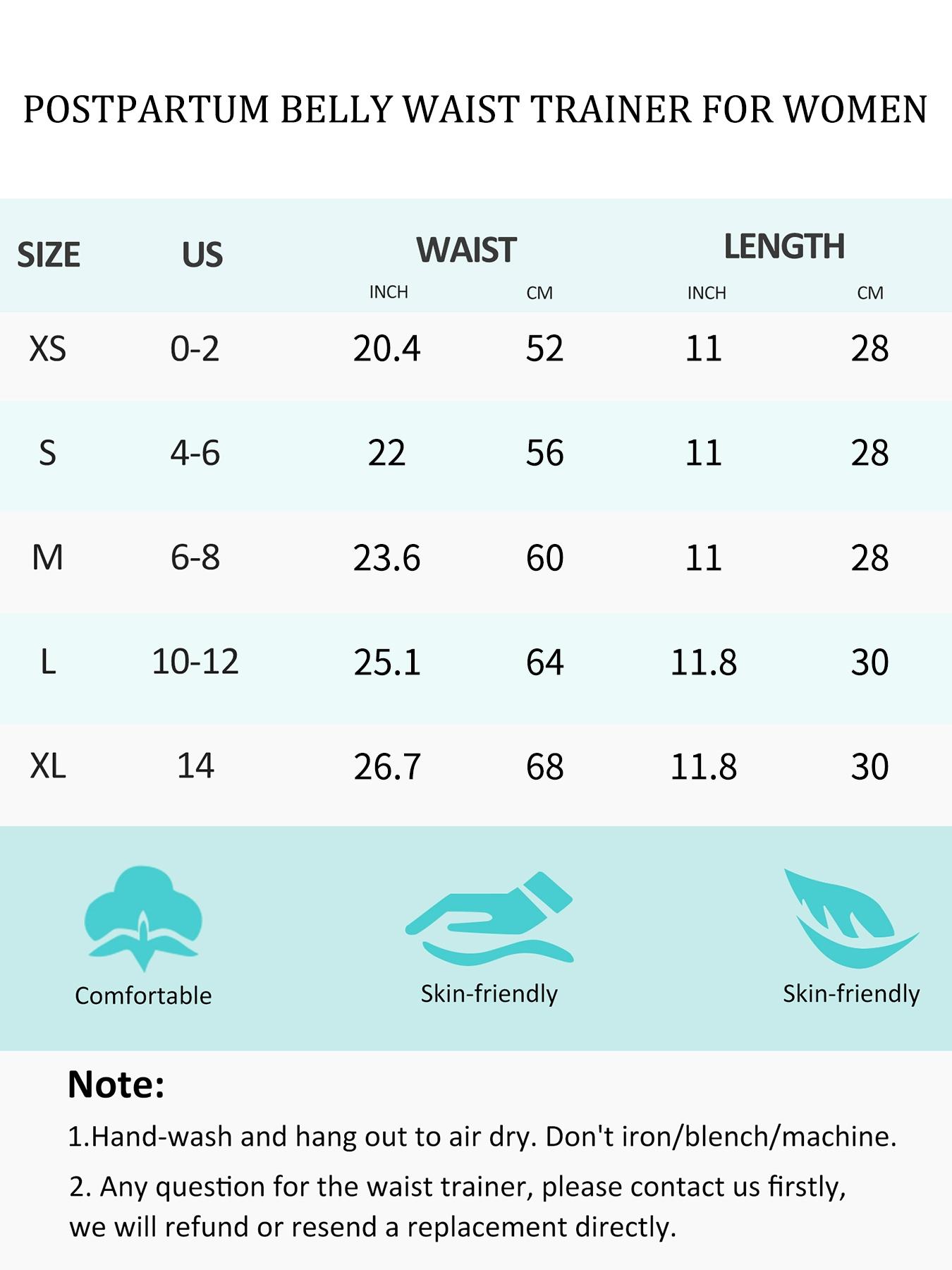 Women's Solid Color Hook And Eye Waist Trainer, High Stretch Seamless Double Layer Waist Cincher, Body Shaper for Women