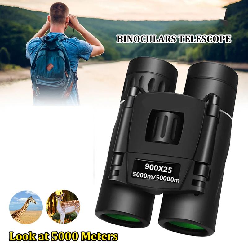 900x25 HD Zoom Binoculars, Powerful Long-Range BAK4 Telescope for Hunting and Camping, Low Light Folding Design 900x25 HD Zoom Binoculars, Powerful Long-Range BAK4 Telescope for Hunting and Camping, Low Light Folding Design
