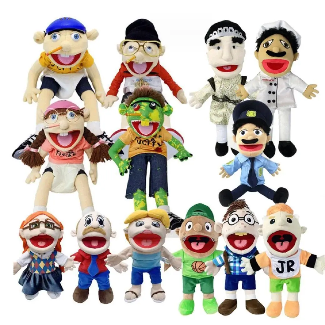New  Jeffy Puppet Doll Jeffy Hand Puppet Sml Jeffy Puppet Family Real Jeffy Zombie Boy Hand Puppet Soft Toy Plush Feebee Puppet