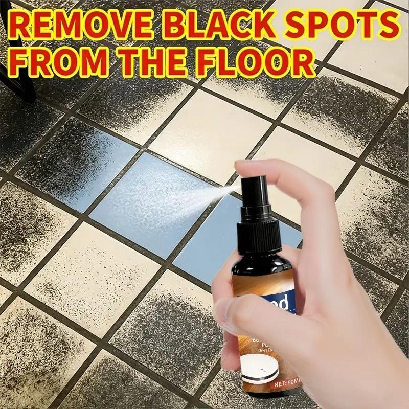 Ceramic tile cleaner and renovating agent, old ceramic tile rejuvenating agent, polishing spray, removing black stains and yellowing discoloration, floor and bathroom cleaner, efficient detergent, suitable for ceramic, porcelain, stone tile