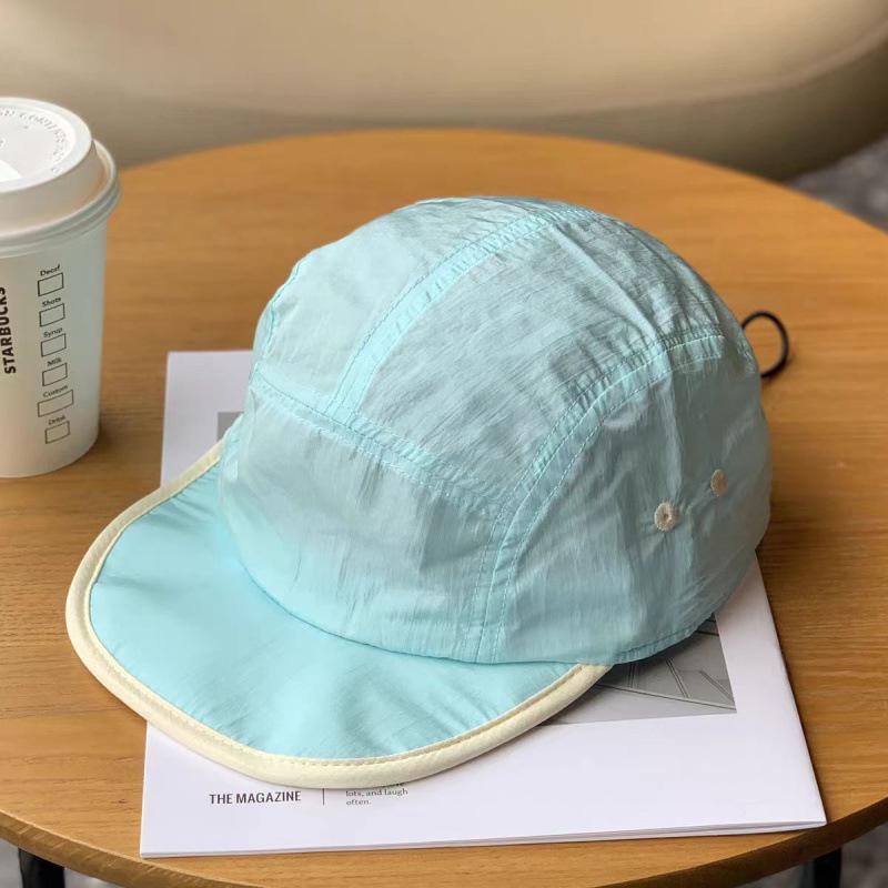 5 Panel Cap Quick Dry Lightweight Breathable Hat Adjustable Running Cap for Men Women Outdoor Hiking Cycling Travel Summer Sun Hat