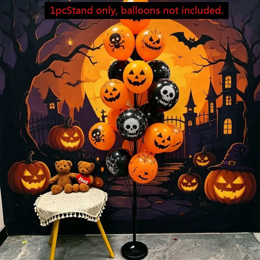 13/19 Tube Balloon Stand, Balloon Column Kit with Base and Pole, Perfect for Birthday, Wedding, Christmas, Halloween, Graduation, Easter Decorations