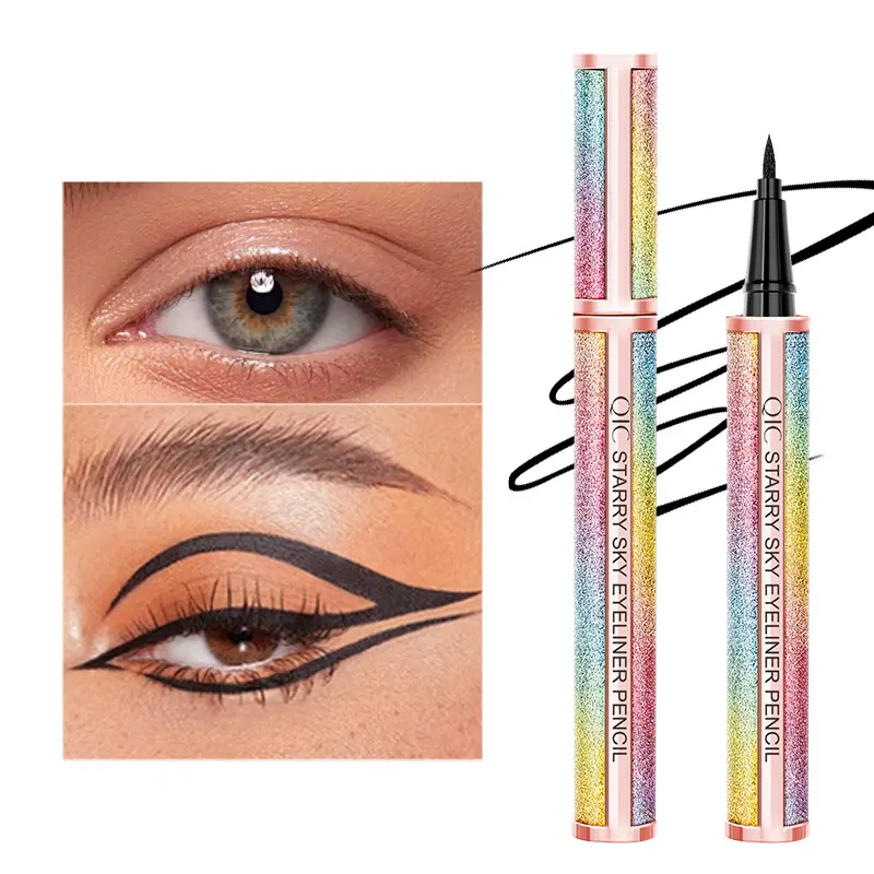 Waterproof Smudge Proof Liquid Eyeliner, Long Lasting & Quick Drying Eyeliner Pen, Precision Tip, Professional Daily Makeup Cosmetics, 1 Count liner gift flawless lipliner makeup thin