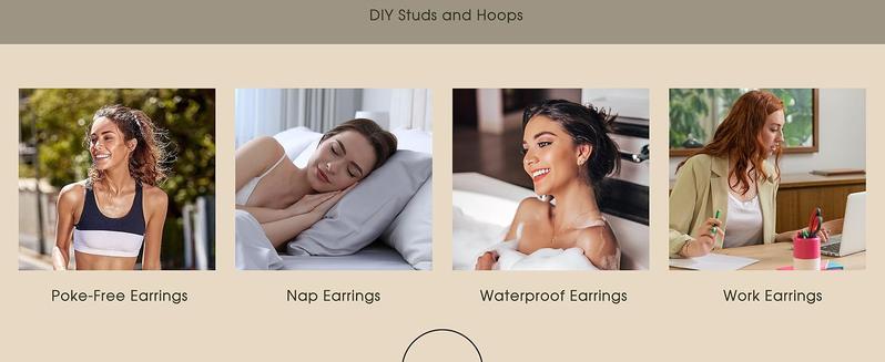 Stylish Small Hypoallergenic Flat Back Stud Earrings for Women Men 14K Gold Plated Surgical Stainless Steel Earring Sets Tiny Screw Back Cartilage Earring