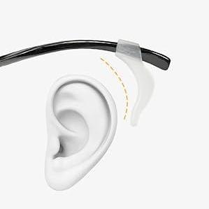 20 PCS Eye Glasses Ear Grippers Soft Silicone Eyeglass Ear Hooks, Non-Slip Eyeglasses Ear Grips for Glasses, Sunglasses, Reading Glasses,summervibes outdoorfun