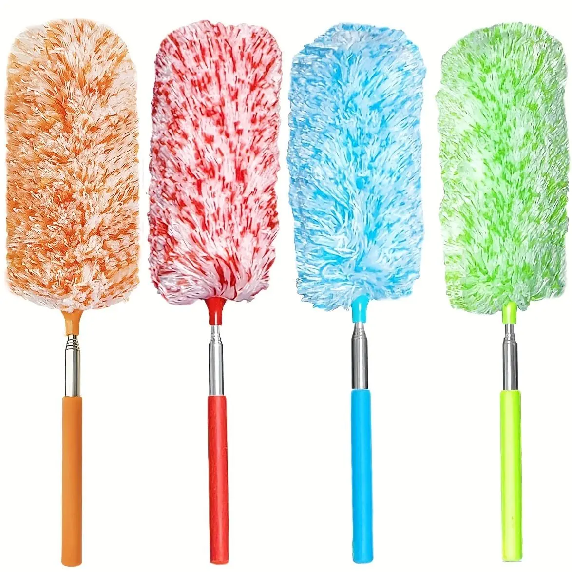 1pc Extendable Microfiber Duster: Washable Cleaning Tool for Office, Car, Computer, Air Conditioner and More