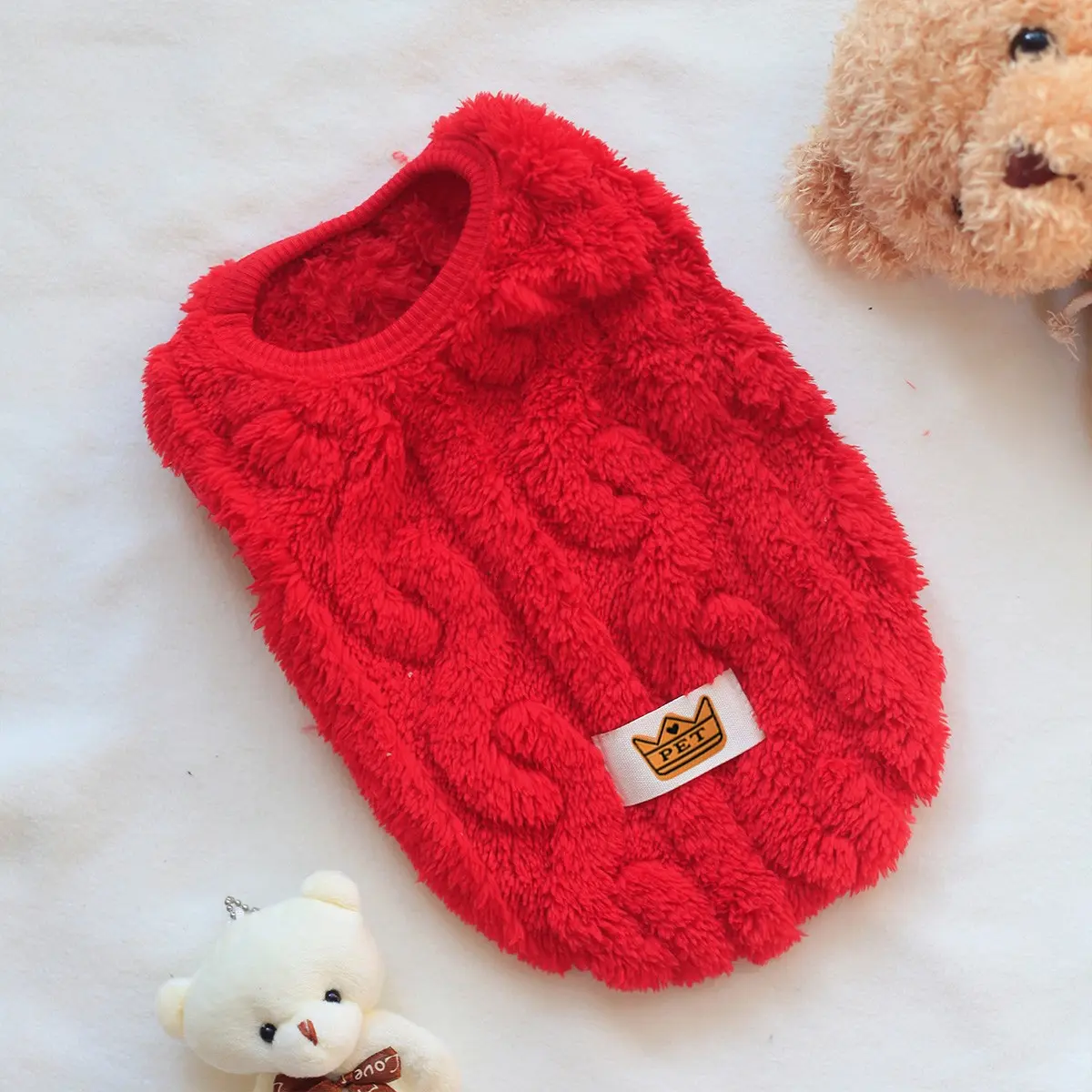 New Fall Winter Plaid Thick Pet Sweater, Soft Skin-Friendly Anti-Shed, Slim Fit Warm Underwear, Small Dogs Cats, Home Outdoor Wear