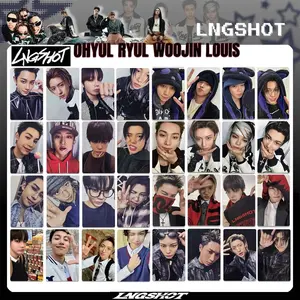 40PCS NEW KPOP Group LNGSHOT album SHOT CALLERS Woojin Louis Ohyul Ryul signing card,SC admission card, SW special card 4SHOBOIZ