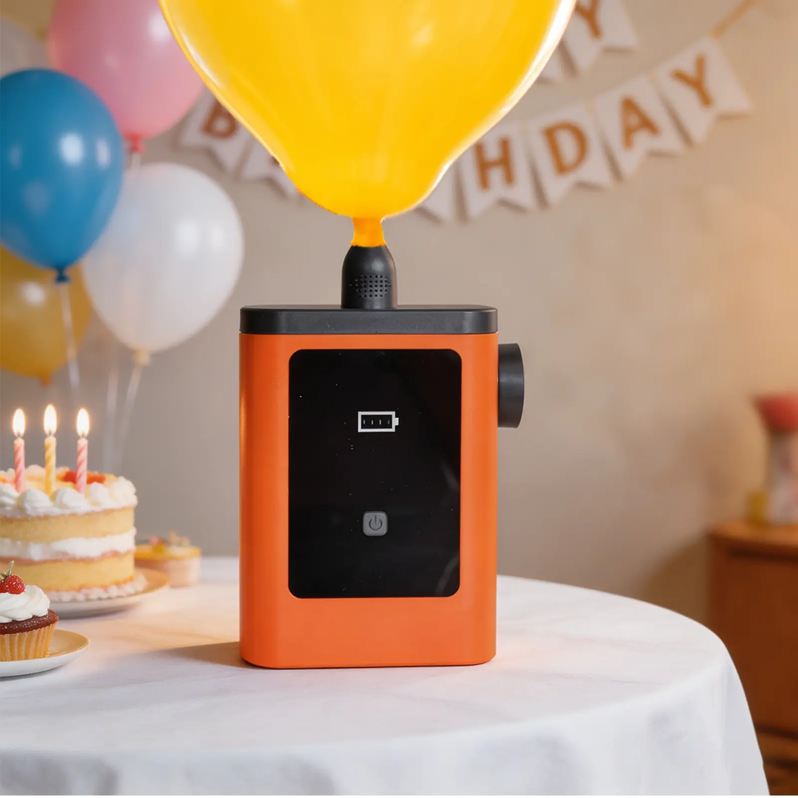 3-in-1 Compact Rechargeable Electric Air Pump with USB Charge, Inflator-Deflator for Inflates Balls, Wedding Party Balloon Supplies, Wedding Parties