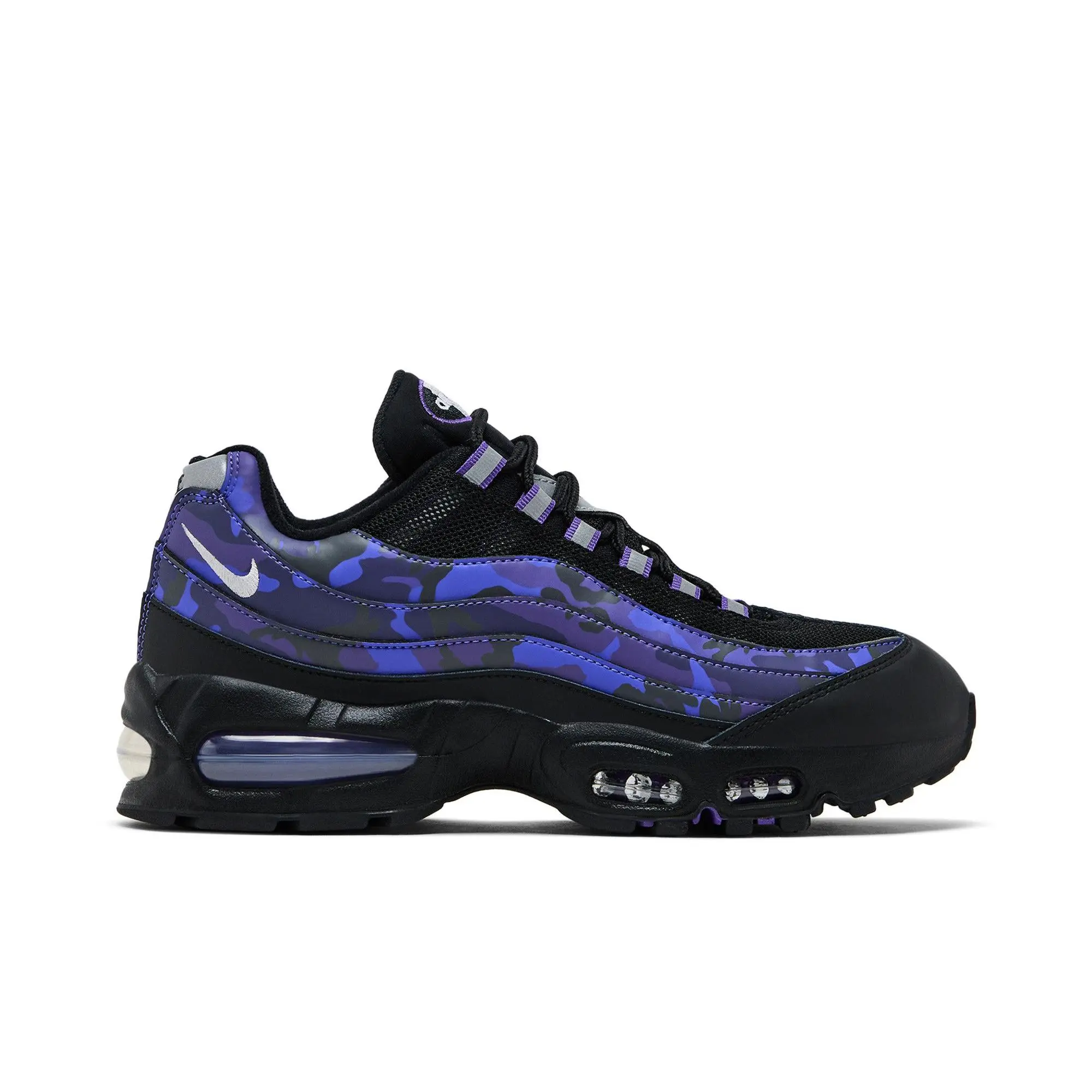 Nike Air Max 95 OG 'Purple Camo' (Unisex) Court Purple/Black/Cave Purple/Vast Grey running shoes HQ1973 500