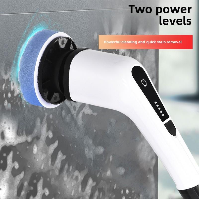Multi - function Wireless Electric Cleaning Brush for Home Toilet Kitchen Telescopic 9 - in - 1 Portable Scrubber