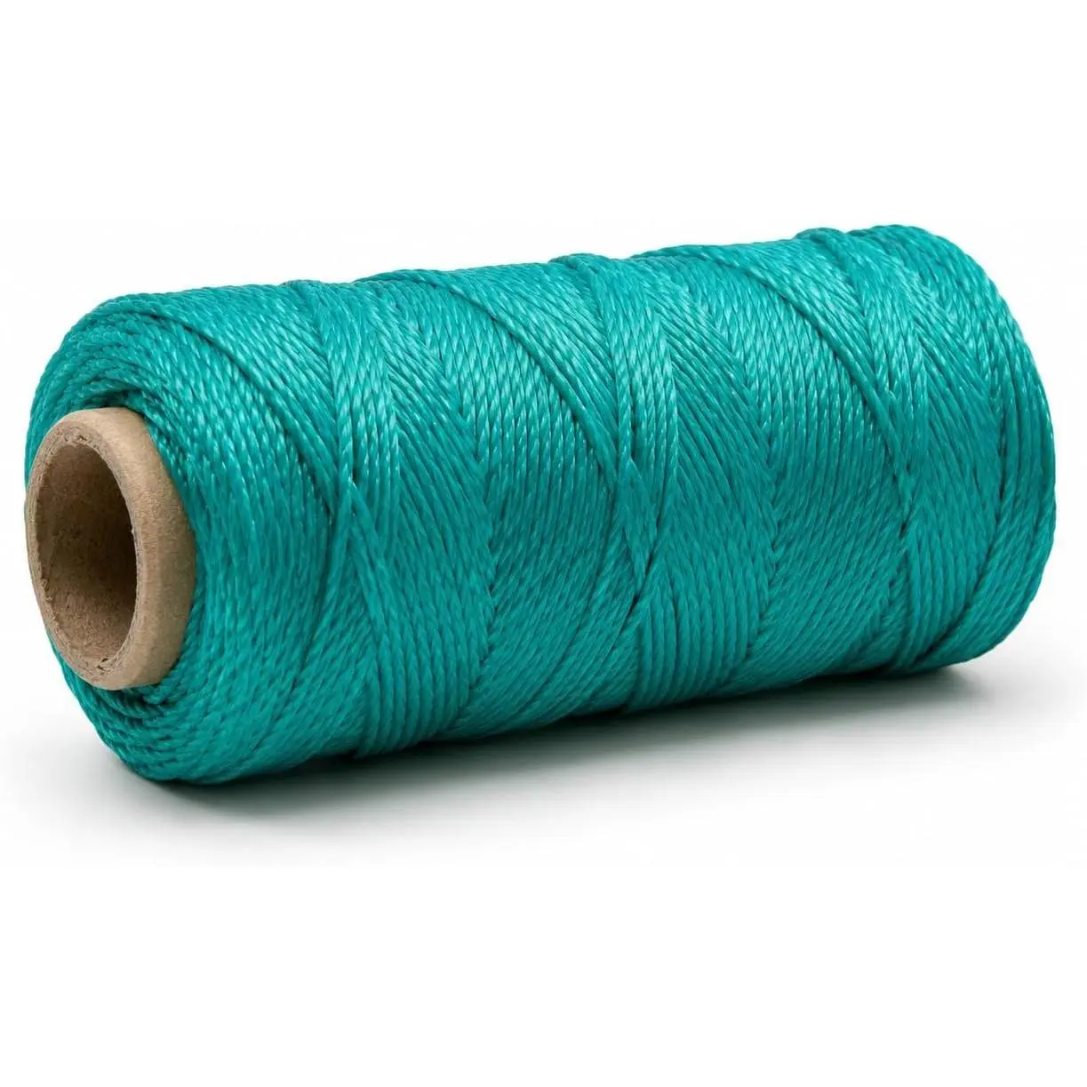 1.3mm Thick Twisted Polypropylene String - Durable Construction Twine for Laying Bricks, Blocks, Fences, Ideal for Gardening DIY & Landscaping Projects, Green 393 Ft
