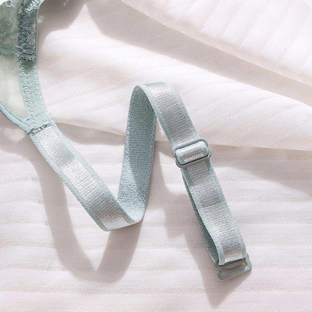 Thin, Breathable Set: Full-Cup Push-Up Bra with Side Support and Anti-Sagging Features, Plus Size (2PCS)