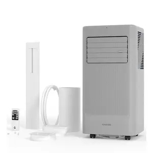 Garvee 8000BTUs - Portable air conditioner with remote control, max 350 square feet. 48 dB portable AC unit, dehumidifier, fan, sleep mode, 24-hour timer, and kit