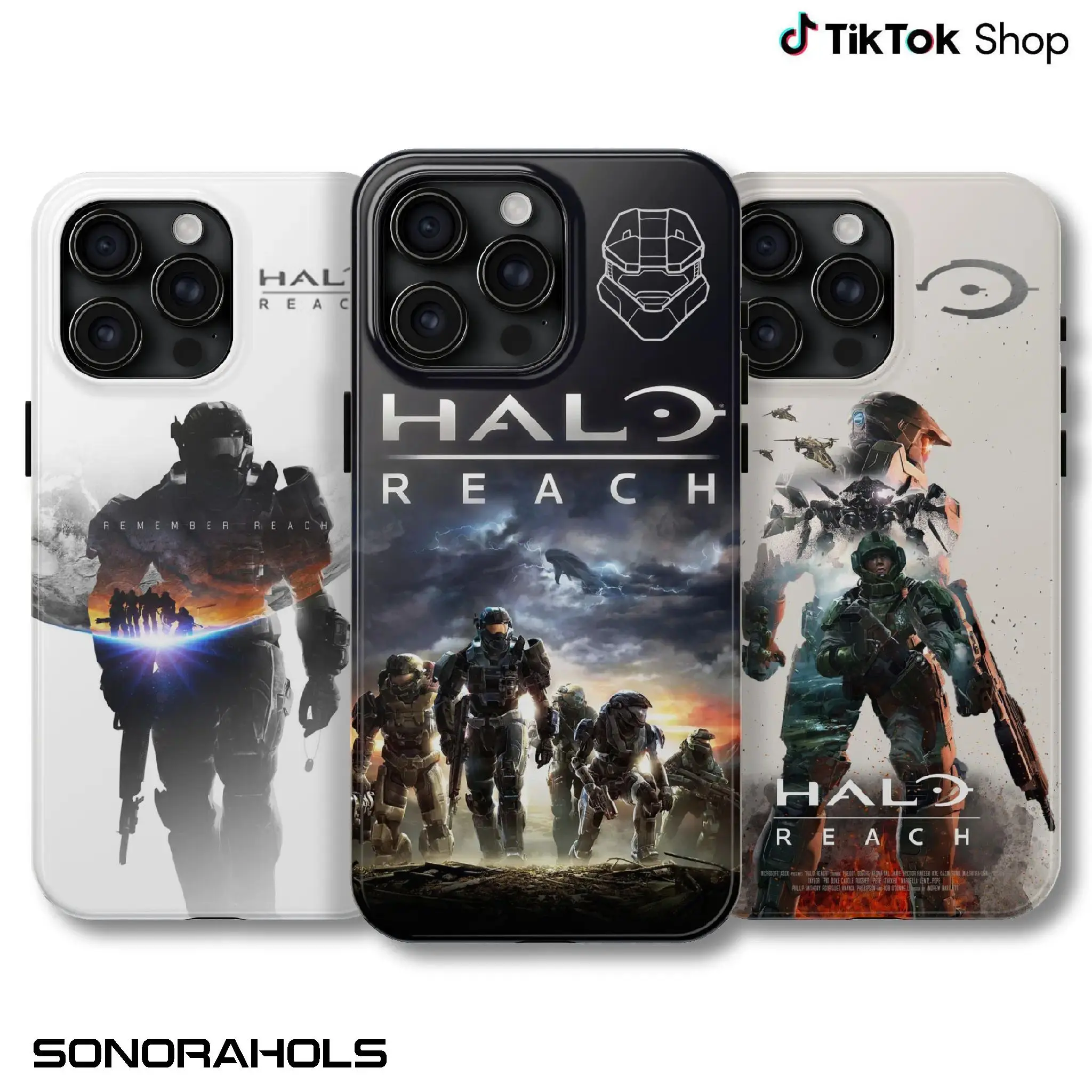 Halo Reach Campaign Evolved Gaming Phone Case with Protection, Remember Reach Accessory for Gamers, Compatible with iPhone 11-17 Pro Max/Plus and Samsung Galaxy S23-25, Accessories For Gamers, Safety
