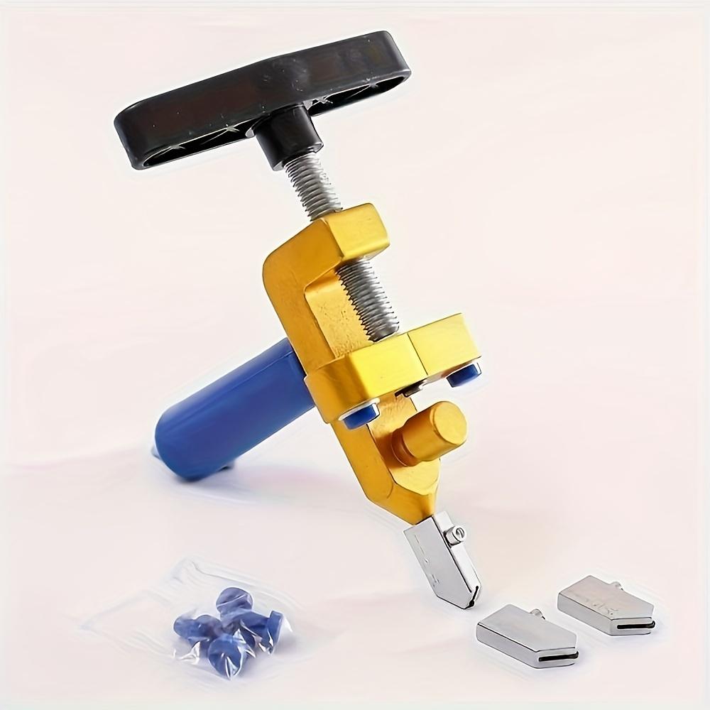 2-in-1 Glass Tile Cutter, All-in-one Glass Knife Brick Cutter, Tile Opener, Diamond Roller Glass Cutter, Sliding Glass Tile Cutter, Portable Building Cutting Tool Birthday Gift Christmas Halloween New Year's Gifts, Gift for Friends! Easter Gift