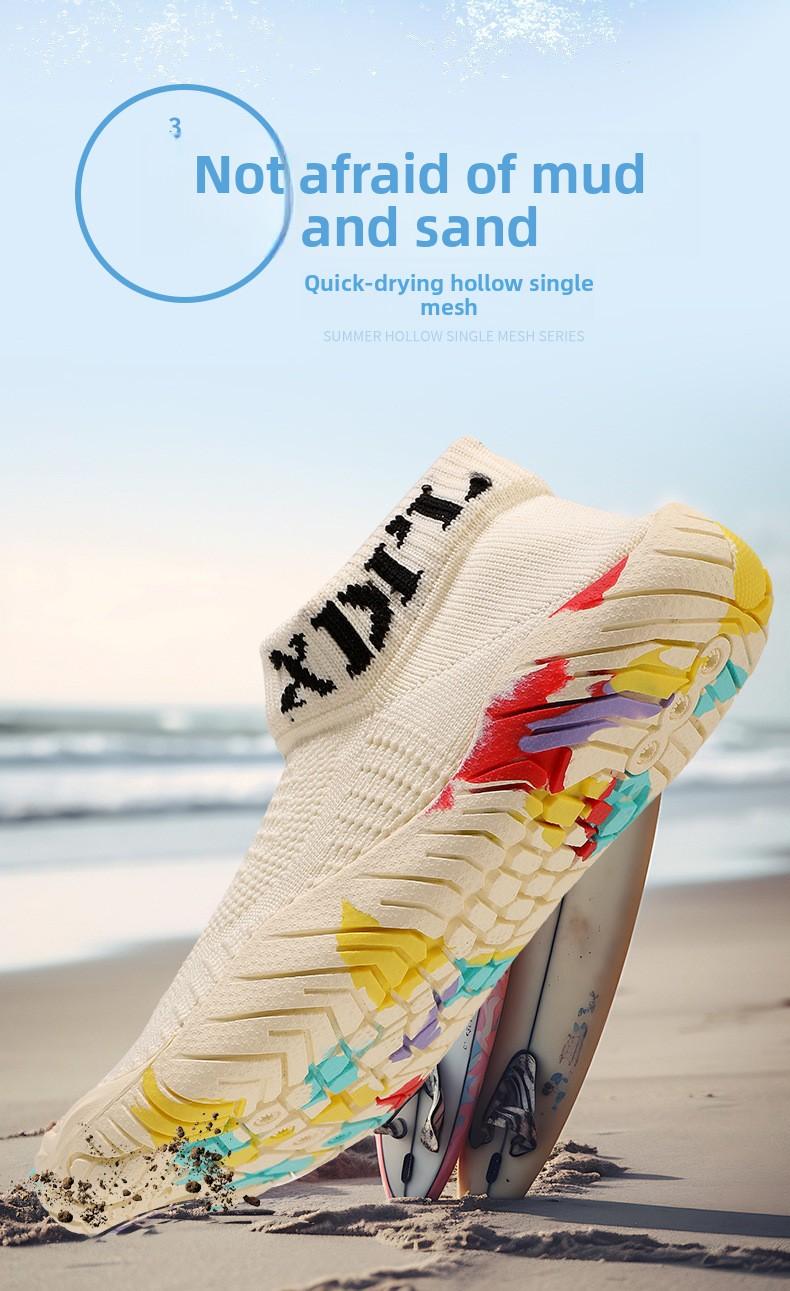 Men's and women's quick-dry wading shoes, outdoor non-slip water shoes, indoor fitness amphibious thick-soled anti-puncture shoes