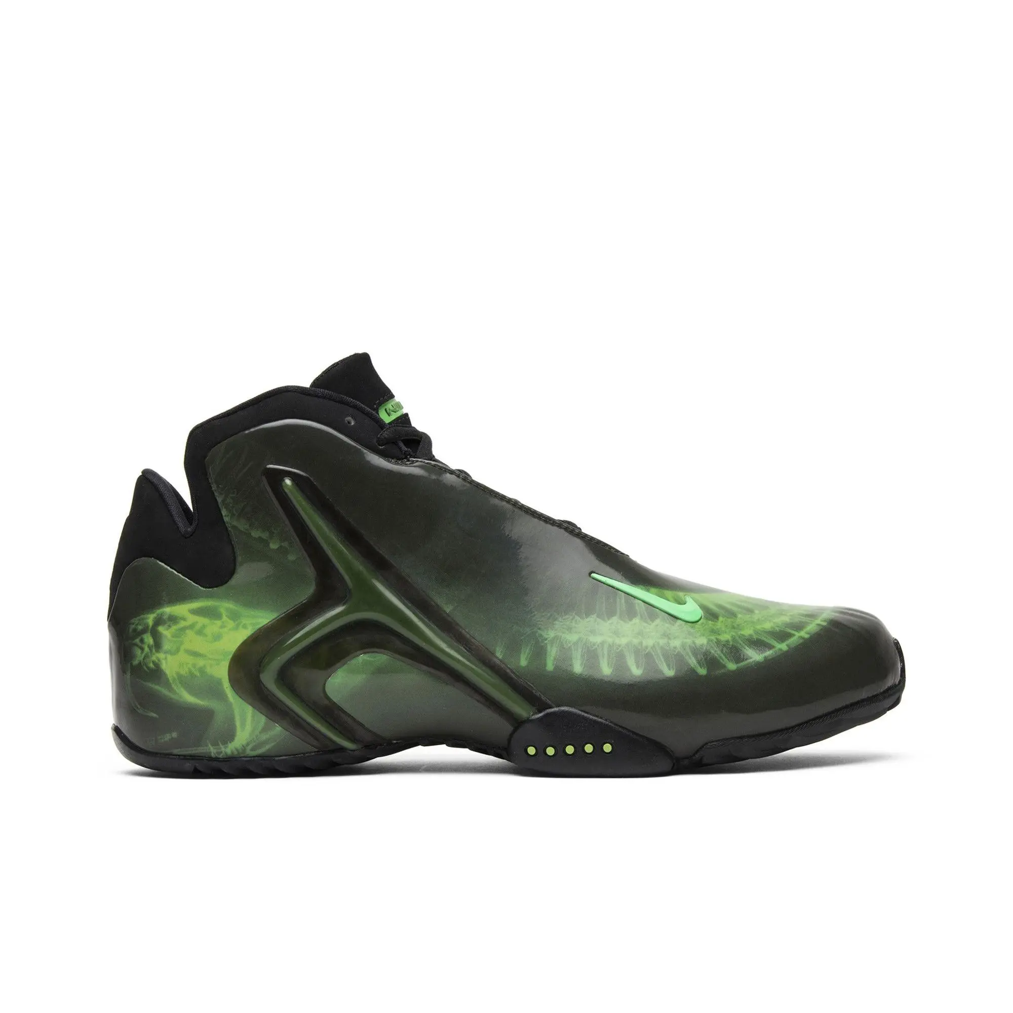 Nike Zoom Hyperflight Prm 'Kobe Superhero Pack' Unisex Low Ankle Retro Basketball Shoes, Black/Poison Green, Style 587561-001, Unisex Wear, Short Shaft