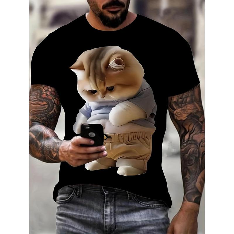 3D Sports T-shirt for Men Outdoor