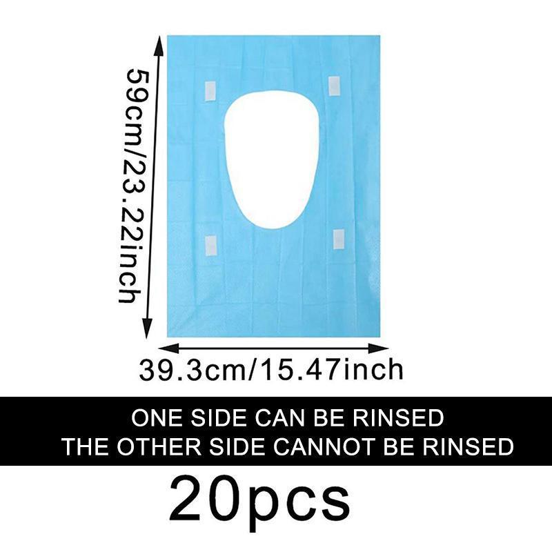 Disposable Toilet Seat Cover, 20/30/50pcs Disposable Toilet Seat Covers, Pastel Toilet Seat Protector for Home Bathroom, Hotel & Salon, Restroom Bathroom Accessory & Toilet Lid Cover