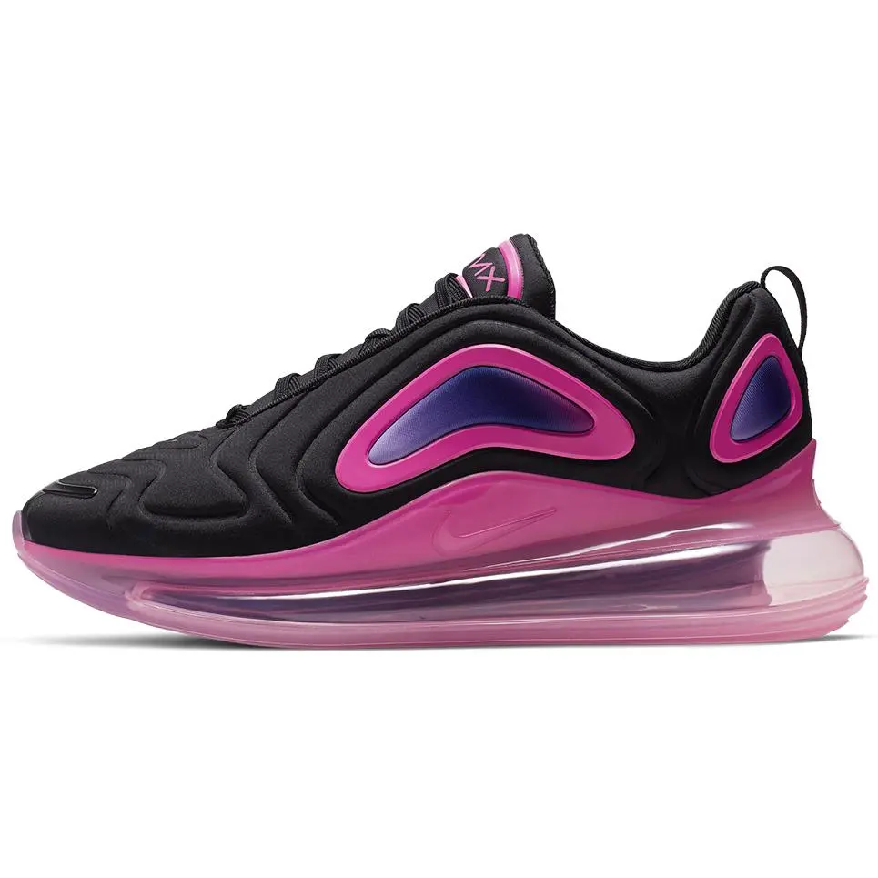 Nike Air Max 720 Black Pink OG Men's Lightweight Casual Low-Top Sneakers Verifiable, with credentials and supporting global authentication