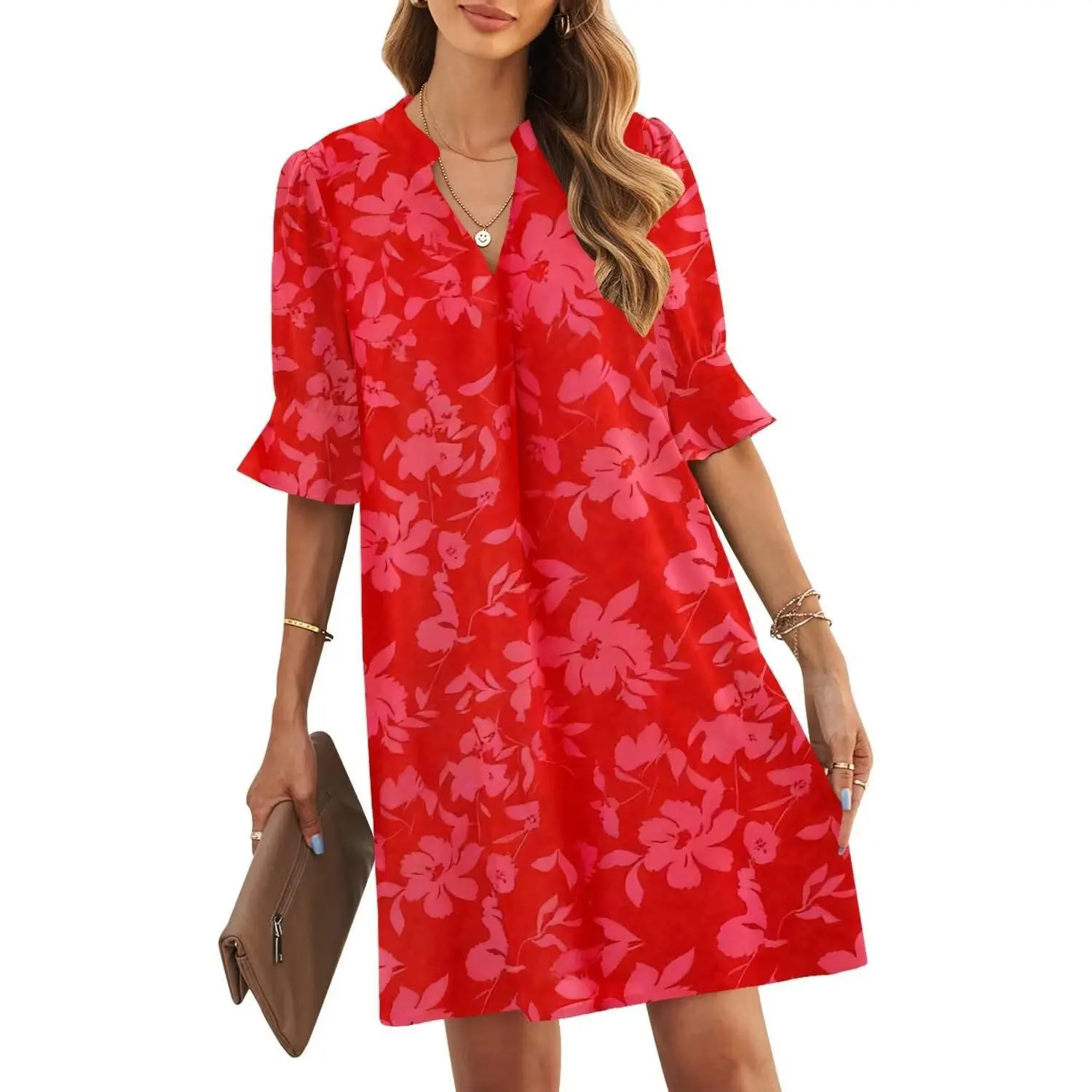 C-red Floral